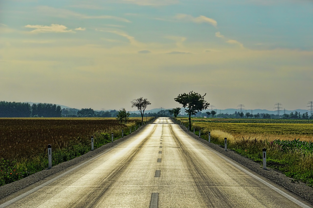 road, just, endless